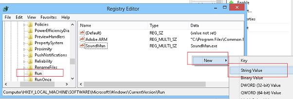 Щоб додати в автозавантаження свою програму, відкрийте редактор реєстру (regedit
