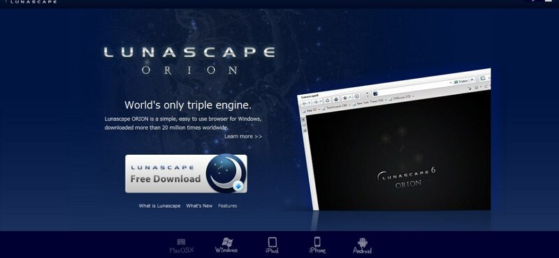 Додатковою особливістю Lunascape можна назвати наявність доступу до глибоких настройок кожного движка